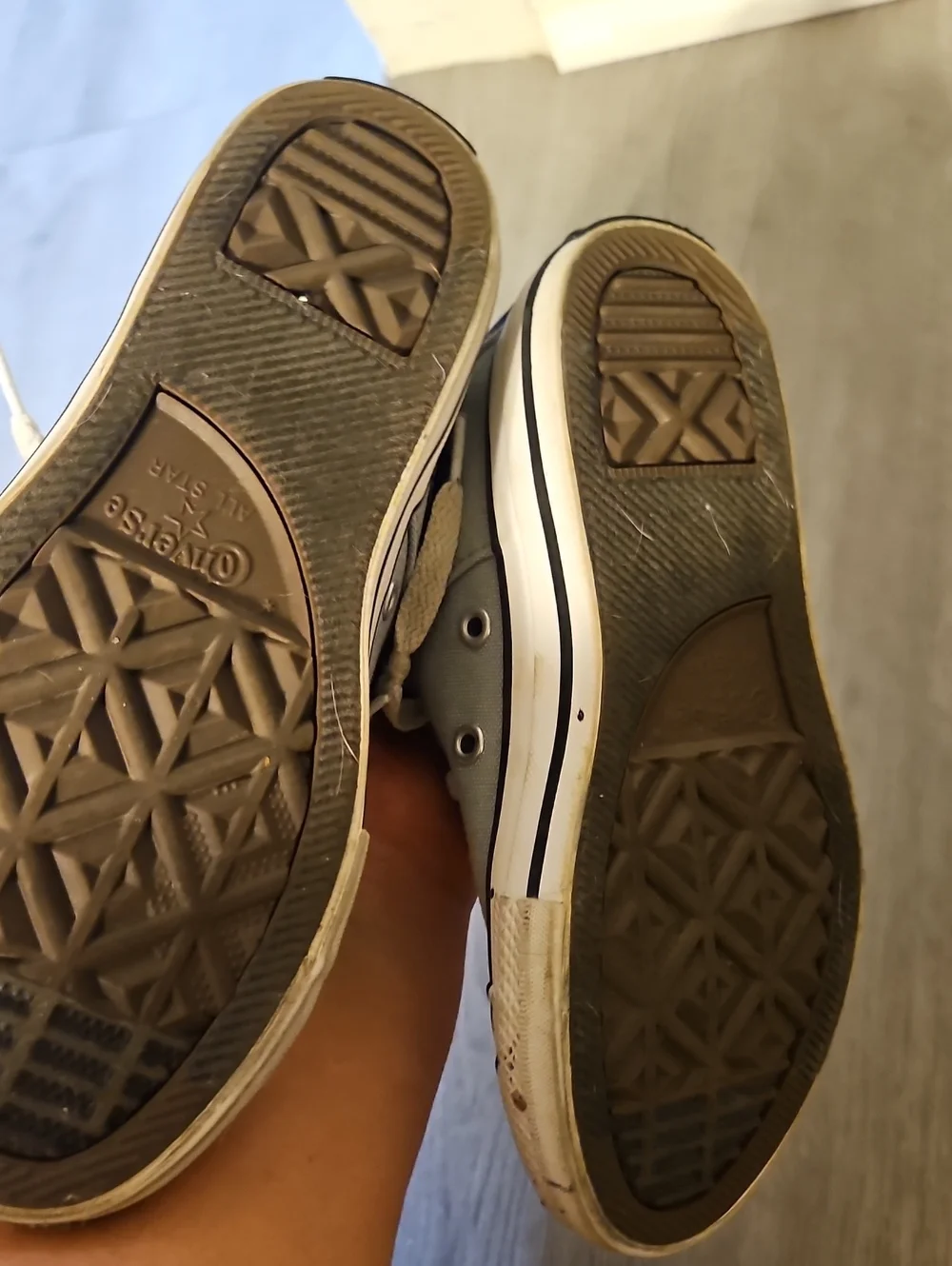 Converse Kids' Light Gray High-Top Sneakers